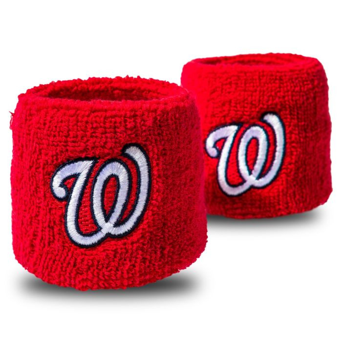 Franklin Sports Washington Nationals Pair of 2.5" Wristbands Franklin Sports Washington Nationals Pair of 2.5" Wristbands