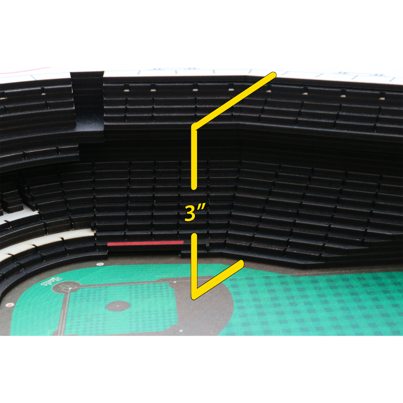 Cincinnati Reds 25 Layer 25 x 19 StadiumViews 3D Wall Art Cincinnati Reds 25 Layer 25 x 19 StadiumViews 3D Wall Art