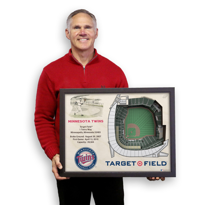Minnesota Twins 25 Layer 25 x 19 StadiumViews 3D Wall Art Minnesota Twins 25 Layer 25 x 19 StadiumViews 3D Wall Art
