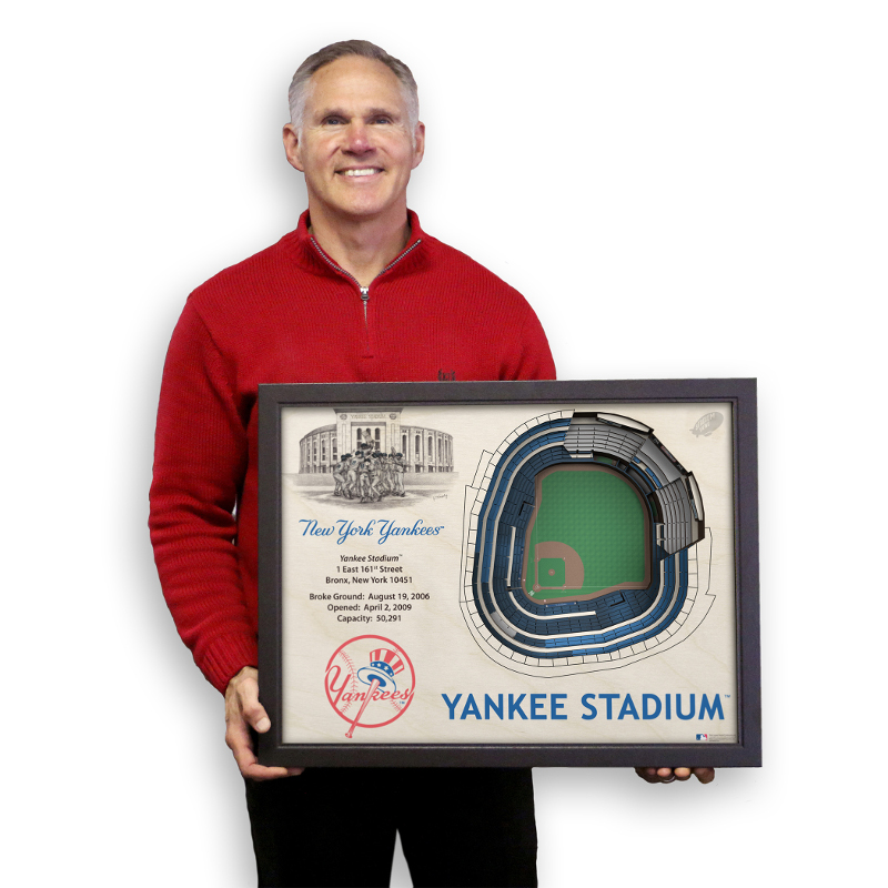 New York Yankees 25 Layer 25 x 19 StadiumViews 3D Wall Art New York Yankees 25 Layer 25 x 19 StadiumViews 3D Wall Art