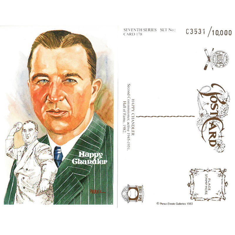 Perez-Steele Happy Chandler Limited Edition Postcard