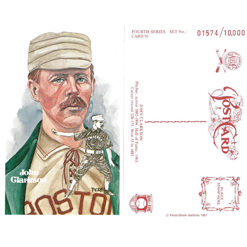 Perez-Steele John Clarkson Limited Edition Postcard