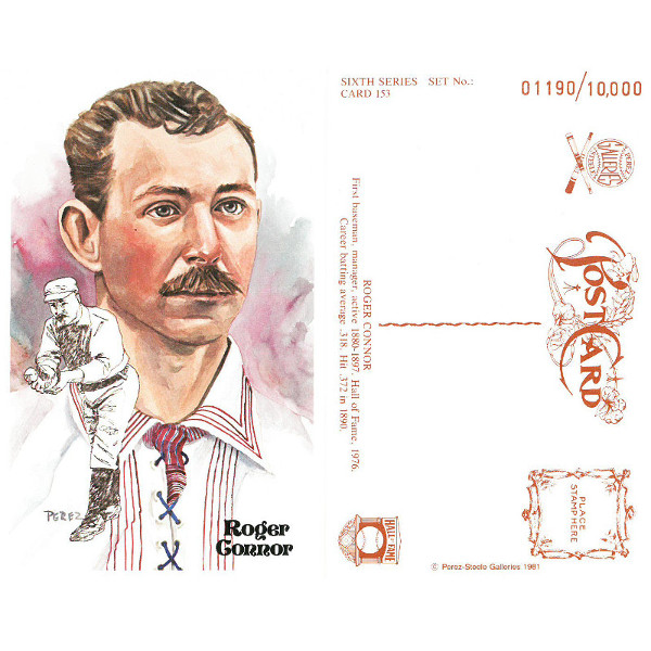 Perez-Steele Roger Connor Limited Edition Postcard