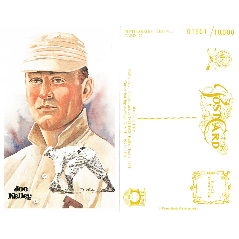 Perez-Steele Joe Kelley Limited Edition Postcard