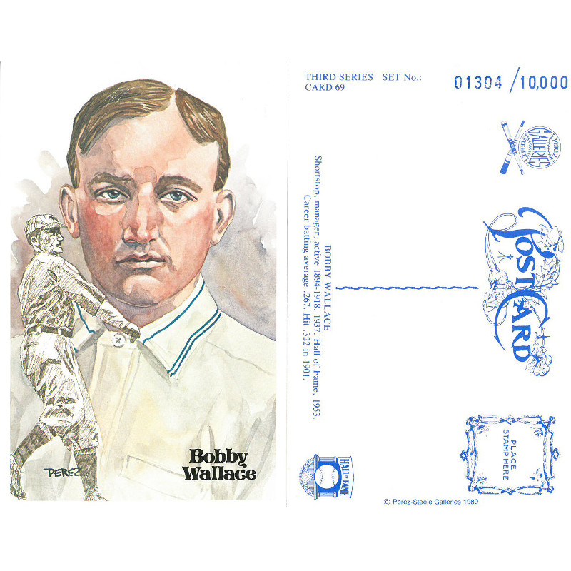Perez-Steele Bobby Wallace Limited Edition Postcard