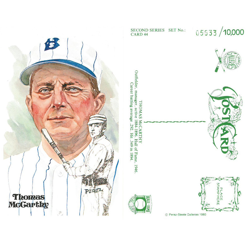 Perez-Steele Tommy McCarthy Limited Edition Postcard