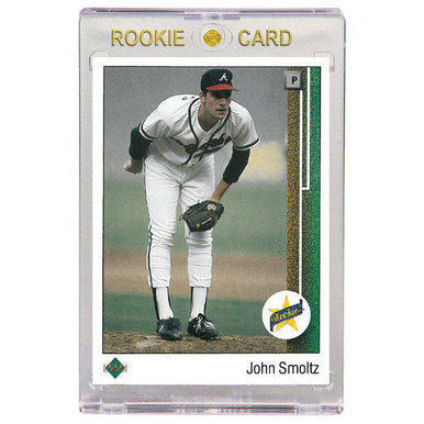  John Smoltz baseball card (Atlanta Braves) 1989 Score #616 Rookie  Card : Collectibles & Fine Art