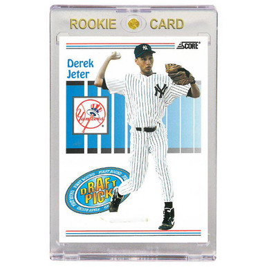 1993 Score #489 Derek Jeter Rookie Card. PSA 9 Mint! #derekjeter #yankees  #newyork #newyorkyankees #baseball #baseballcards #rookie…