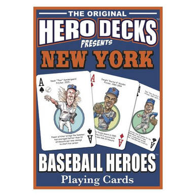 Hero Decks Caricature Playing Cards For New York Mets Fans