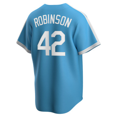Men’s Nike Jackie Robinson Brooklyn Dodgers Cooperstown Collection White  Jersey