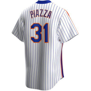 Profile Men's Mike Piazza Royal/Orange New York Mets Cooperstown Collection Player Replica Jersey, Size: 2XB, Blue