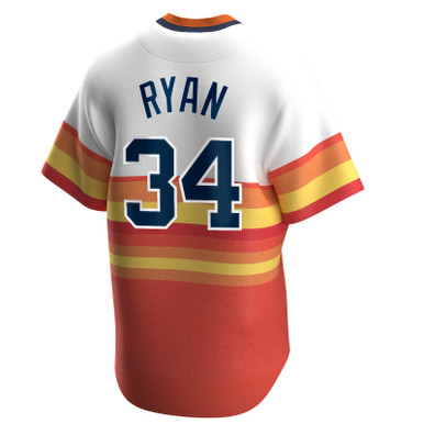 Youth Nolan Ryan Houston Astros Replica White Home Cooperstown Collection  Team Jersey