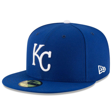 Men's New Era White/Royal Kansas City Royals State 59FIFTY Fitted Hat
