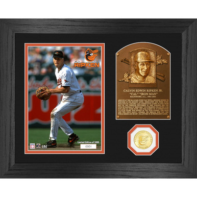 Highland Mint Cal Ripken Jr. Hall of Fame Plaque Bronze Coin 13 x