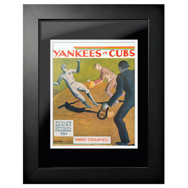 Vintage 1932 World Series Poster New York Yankees Chicago Cubs