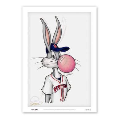 Boston Red Sox Bubblegum Bugs Minimalist Looney Tunes Collection 14 x ...