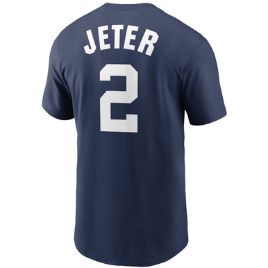 Derek Jeter New York Yankees Men's Navy Backer T-Shirt 