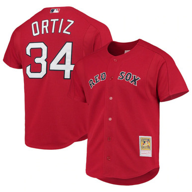 Men’s Cincinnati Reds Ken Griffey Jr. Mitchell & Ness 2007 Red Cooperstown Collection Batting Practice Jersey