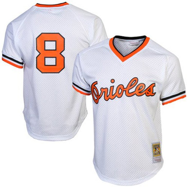 Men's Mitchell & Ness Cal Ripken Jr. 1985 Baltimore Orioles Mesh Batting  Practice Cooperstown Jersey