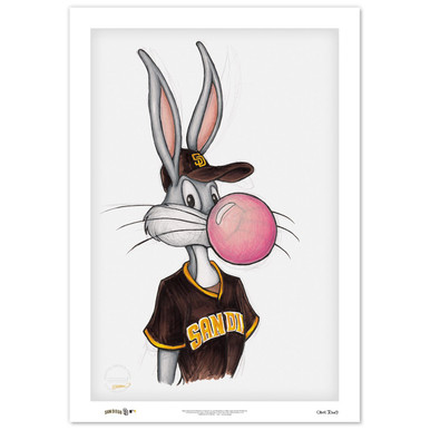 San Diego Padres Looney Tunes Bugs Bunny Baseball Jersey -   Worldwide Shipping