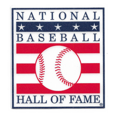 Baseball Hall of Fame Square Logo Vinyl Decal