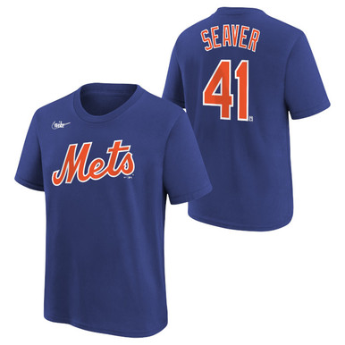 Men's Nike Gary Carter New York Mets Cooperstown Collection Name & Number  Royal T-Shirt
