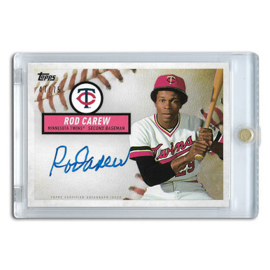 Rod Carew Autographed Card 2019 Topps Brooklyn Collection # BCA-RC
