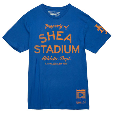 Men's Mitchell & Ness Property of Shea Stadium Royal T-Shirt