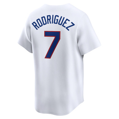 Texas Rangers Pvc Men’s Ivan Rodriguez Nike Vapor Premier Limited Texas Rangers Home ...