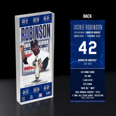 Jackie Robinson Brooklyn Dodgers 1962 Hall of Fame Induction 3D