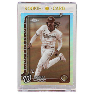 James Wood Washington Nationals 2025 Topps Chrome Sepia Refractor