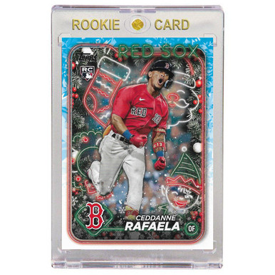 Ceddanne Rafaela Boston Red Sox 2024 Topps Holiday # H121 Rookie Card