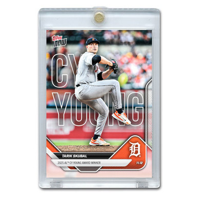 Tarik Skubal AL Cy Young Winner 2025 Topps Now Card # OS-5