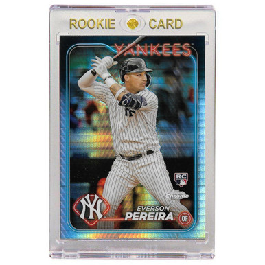 Everson Pereira New York Yankees 2024 Topps Chrome Prism Refractor 