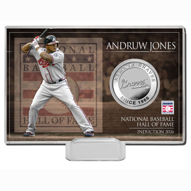 Andruw Jones Atlanta Braves Hall of Fame Class of 2026 Limited Edition ...