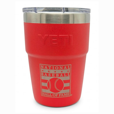 Baseball Hall of Fame Yeti Red 16 Ounce Rambler Tumbler