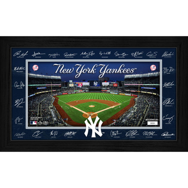 New York Yankees Highland Mint 2026 Framed 12 x 20 Signature Field