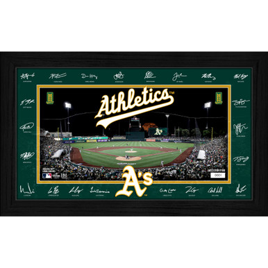 Oakland Athletics Highland Mint 2026 Framed 12 x 20 Signature Field