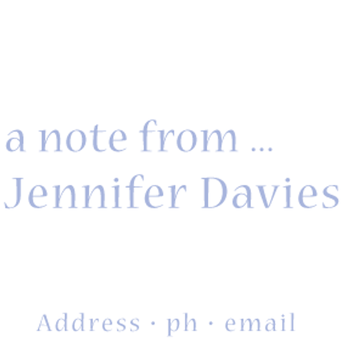 a note from - Notebook