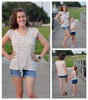 Women's Tie Front Tee Pattern 