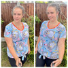 Women's Tie Front Tee Pattern 