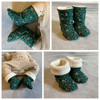 Fireside Slipper Boots Pattern