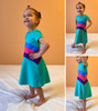 Rainbow Swing Dress Pattern 