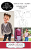 Girl's Crossover Cardigan Pattern