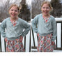Girl's Crossover Cardigan Set Pattern 