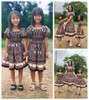 Girl's Rosebud Shirred Dress Pattern 