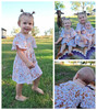 Girl's Rosebud Shirred Dress Pattern 