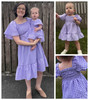 Girl's Rosebud Shirred Dress Pattern 