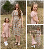 Girl's Rosebud Shirred Dress Pattern 