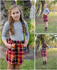 Girl's Button-Up Skirt Pattern